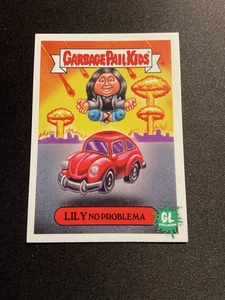 SDCC TOPPS GREENLIGHT GARBAGE PAIL KIDS PROMO CARD LILY NO PROBLEMA S9 5 of 6 - Picture 1 of 2