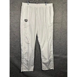 Arena Team Line Warm Up Pants XXL White Track Training Athletic Mens - Picture 1 of 9