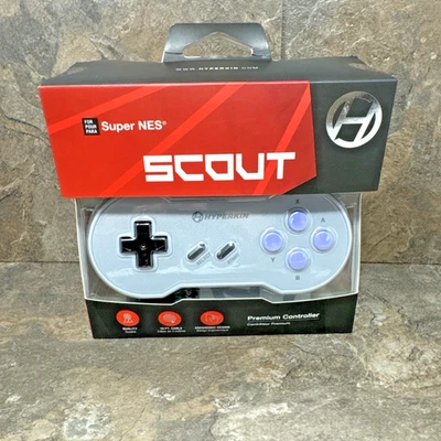 Hyperkin "Scout" Premium Controller for Nintendo SNES Super NES Sealed New Game - Image 1 of 4