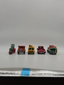LESNEY MATCHBOX LOT OF 5 CONSTRUCTION TRUCKS - SNOW TRAC - WHEEL CRANE   A-17 - Picture 1 of 14