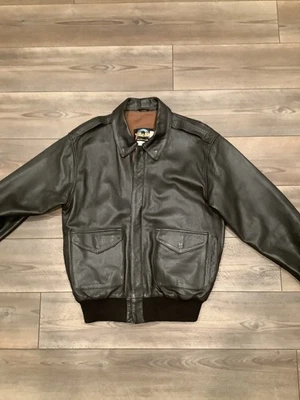 MINT CONDITION COOPER A-2 Large BOMBER JACKET GOAT SKIN VINTAGE - Image 1 of 4