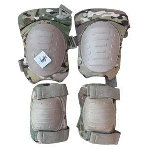 Military OCP Elbow & Knee Pad Set Multicam McGuire Nicholas Tactical Protection - Picture 1 of 5