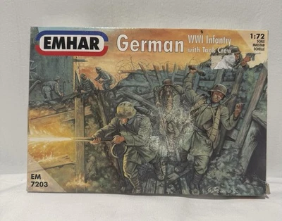 Emhar German WWI Infantry Tank Crew Model Kit 1:72 Scale Em 7203 - Image 1 of 4