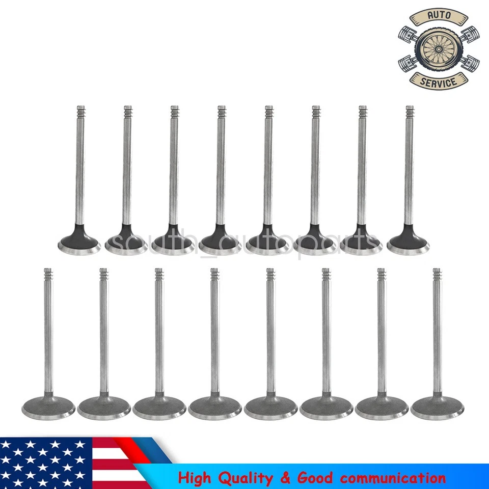 Intake Exhaust Valves For 03-08 Dodge Ram 1500 Chrysler 300 Jeep Cherokee 5.7 Foto 1 de 4