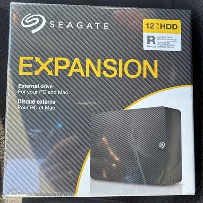 NUEVO⭐ Seagate 12TB EXPANSIÓN Escritorio EXTERNO Disco Duro HDD✅ STKP12000400 Foto 1 de 4