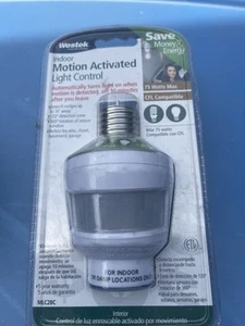 (NEW) Westek Indoor Motion Activated Light Control MLC2BC White 120V - Picture 1 of 5