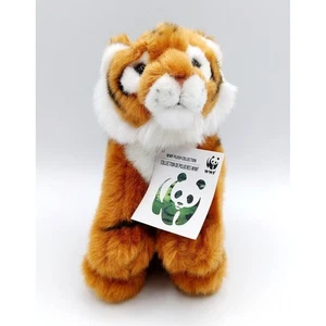 WWF Plush Collection Brown Tiger Stuffed Animal Vintage Toy 6" 1986 - Imagen 1 de 6