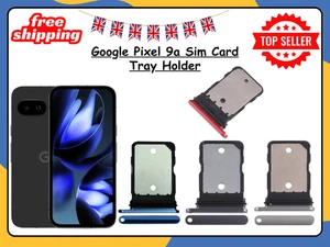 SIM-Karten Fach Slot Halter für Google Pixel 9a Ersatz Reparatur Teil + Werkzeug UK - Bild 1 von 14