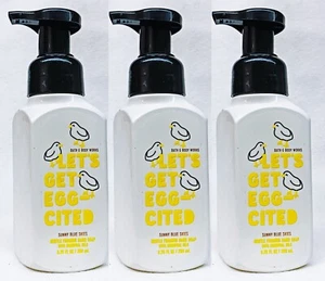 3 Bath & Body Works LETS GET EGG-CITED Gentle Foaming Hand Soap 8.75 oz - Picture 1 of 2