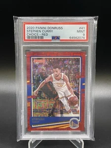 2020 PANINI DONRUSS - RED CHOICE #41 STEPHEN CURRY 29/99 - PSA 9 - Picture 1 of 3