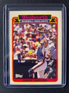 1989 Topps Woolworth Baseball Highlights Gary Carter #10 of 33 Mets!!! - Picture 1 of 1