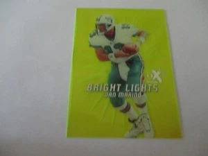 1999 Skybox EX Century Bright Lights Dan Marino Card #20/20 BL Dolphins HOF - Picture 1 of 2