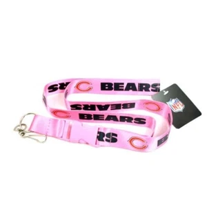 Chicago Bears Pink 2-Sided Style Lanyard NFL Official Merch - Bild 1 von 1