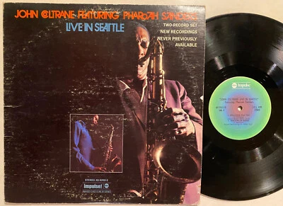 JOHN COLTRANE & PHAROAH SANDERS Live in Seattle McCoy Tyner Elvin Jones 2 x LP - Image 1 of 3