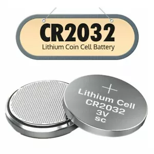 2 x Batterien für Salter Digitale Bad Küche Waage CR2032 Batterie - Bild 1 von 1