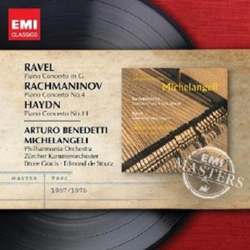 MICHELANGELI/GRACIS/STOUTZ - KLAVIERKONZERTE RAVEL RACHMANINOFF HAYDN CD NEW - Photo 1/1