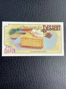 2023 Topps Allen & Ginter Mini Save Room for Dessert SRFD-1 Cheesecake - Picture 1 of 2