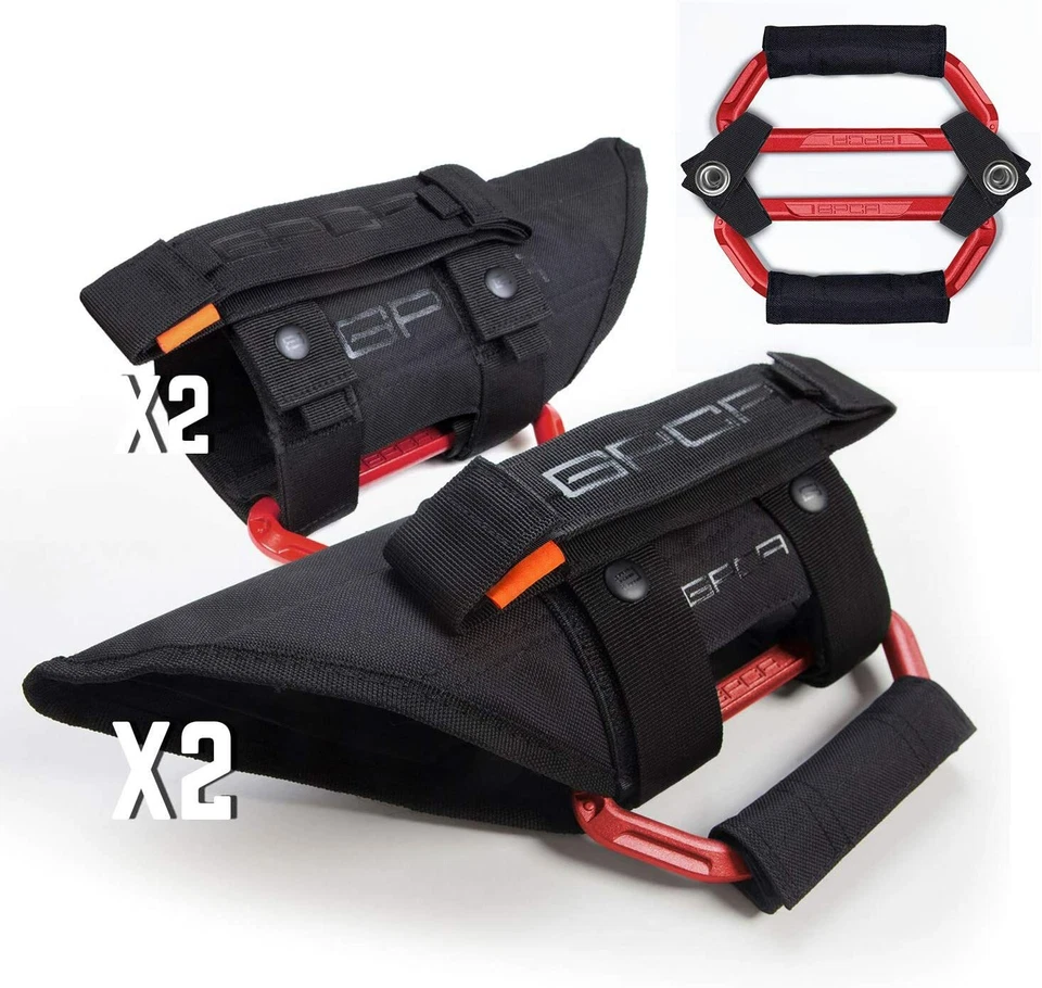Mango de agarre GP Grip PRO Wrangler x 6 ROJO (4 barras antivuelco + 2 reposacabezas) JL JT 4xe JK Foto 1 de 4
