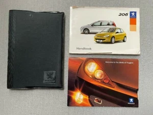 PEUGEOT 206, MK1 OWNERS HANDBOOK MANUAL & WALLET 2001-2005 - Picture 1 of 4