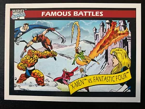 1990 Marvel Comics #101 Famous Battles X-Men vs Fantastic Four - Imagen 1 de 2