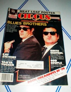 REVISTA CIRCO 2/20/79 JOHN BELUSHI Van Halen con PÓSTER PAN DE CARNE EN MUY BUEN ESTADO++ - Imagen 1 de 6
