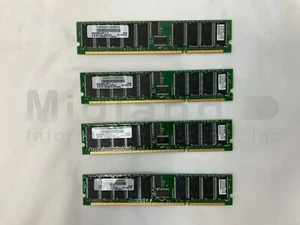 IBM 4444 1GB (4x 256MB (53P3222) 208-Pin 266MHz DDR1 SDRAM DIMMs p & i series - Picture 1 of 1