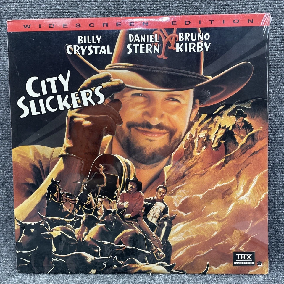 City Slickers (1992 New Line Laserdisc) Billy Crystal Jack Palance New Punched - Image 1 of 3