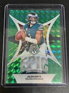 2024 Panini Mosaic - Epic Performers Green Mosaic Prizm #EP-JH Jalen Hurts - Picture 1 of 2