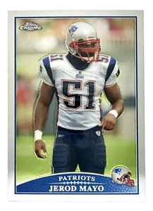 Topps Chrome Jerod Mayo New England Patriots 2009 - Imagen 1 de 2