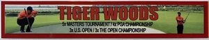 TIGER WOODS   FULL COLOR NAME PLATE - Picture 1 of 1