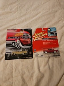 Johnny Lightning American Chrome Series '55 Chysler C-300 1955 Plus One More - Picture 1 of 3