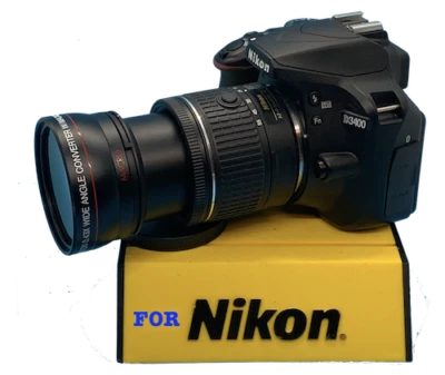 Super Wide angle fisheye + macro for Nikon D80 D90 D40 D60 D3200 D5200 D4X F4 - Image 1 of 4