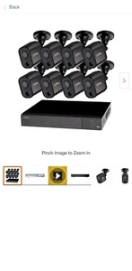 Q SEE Smart Secuirty System HD 1080P 8 Channel DVR 1TB 8 Cameras QTH84-8DF - Picture 1 of 12