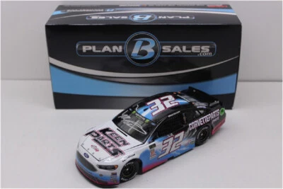 Firmado 2018 Matt Dibenedetto #32 Darlingon Keen piezas 1/24 homenaje a Jeff Burton Foto 1 de 2