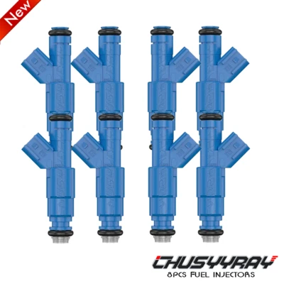 Juego 8 inyectores de combustible 0280155849 para Dodge Dakota 2001-2005 2006 2007 4,7 L V8 Foto 1 de 4