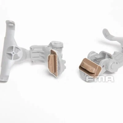 Kit adaptador FMA 2 piezas casco táctico Wendy EXFIL 2.0/3.0 riel AMP equipo de auriculares Foto 1 de 4