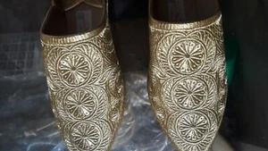 Slippers Babouche for Women Original Handmade Moroccan Tradition Leather balgha - Picture 1 of 3