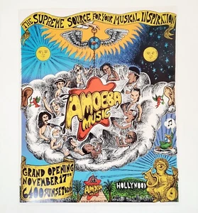Amöbe Musik Hollywood Poster The Supreme Source 16x13 Eröffnung Nov 2001 - Bild 1 von 1