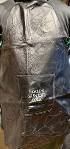Delantal de cuero para cocinero informal de outfitters del mundo más grande - Imagen 1 de 1