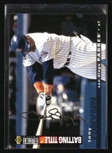 Tony Gwynn 1995 Collector's Choice Silver Signature Baseball Card #73