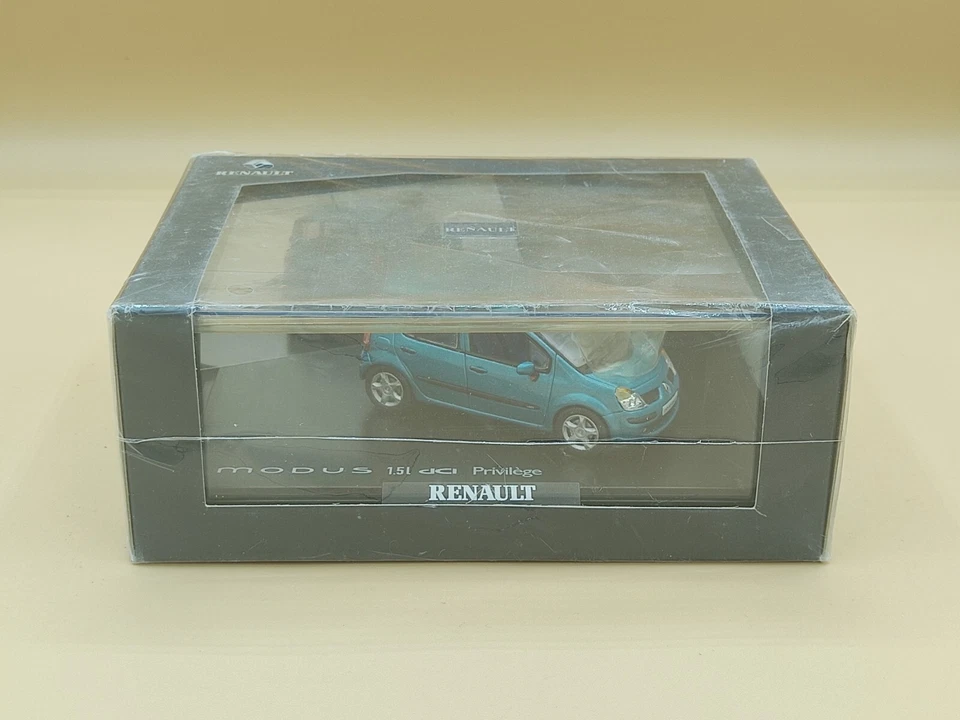 1/43 Renault Modus 1.5 DCI Privilège Bleu Menthe 2004 Norev ref: 7711227754 - Photo 1/2
