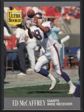 Ed McCaffrey 1991 Ultra Update #U65  Rookie Card  New York Giants  #2