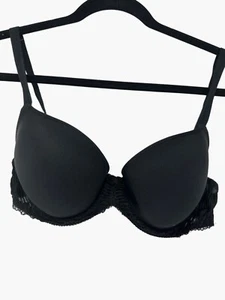 Sujetador Wacoal 36D para mujer negro La Femme 853117 camiseta con aros borde de encaje lazo - Imagen 1 de 8