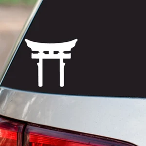 Pegatina Sintoísta Puerta Torii Japón Religiosa todos los colores cromados y vinilo regulares - Imagen 1 de 2