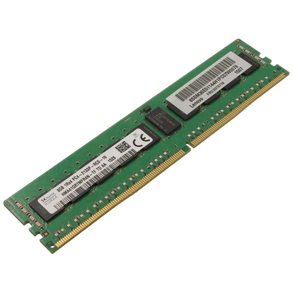Lenovo DDR4-RAM 8GB PC4-2133P ECC RDIMM 1R - 03T6779 - Bild 1 von 1