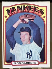 1972 O-Pee-Chee (OPC) #22 : Rob Gardner : New York Yankees : VG+/EX