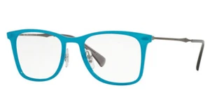 Nuevas gafas unisex Ray-Ban cristal azul acetato cuadrado 49 mm RX7086 5640 - Imagen 1 de 1