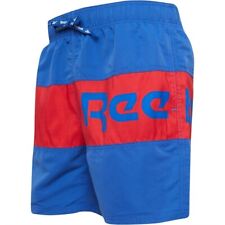 Brand New Men's Reebok Mesh Lined Swimming Shorts Vector Blue,Red Size Large - L Regular
