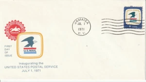 1396 July 1 1971 Postal Service FDC First Day Jamaica New York - Picture 1 of 1