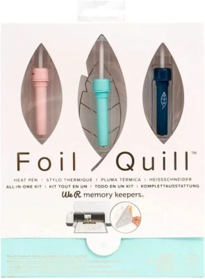 We R Memory Keepers Foil Quill HEAT PEN 12 pc Starter Kit #660579 NEW! - Image 1 of 3